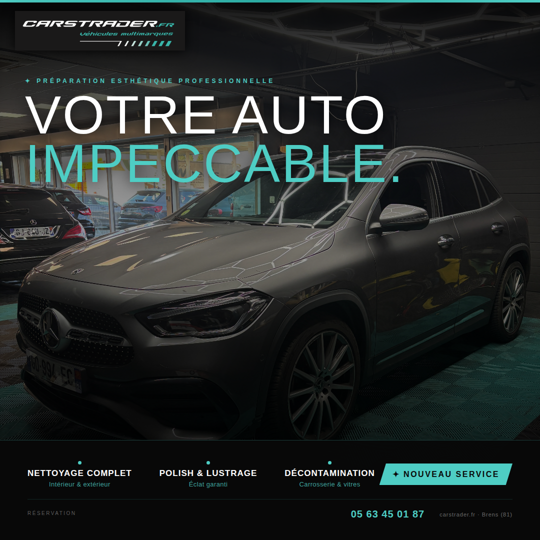 Nettoyage auto professionnel dans le Tarn